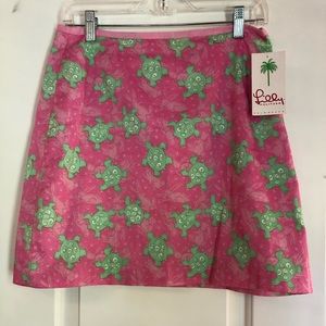 Lilly Pulitzer Skirt, Tortoise and the Hare